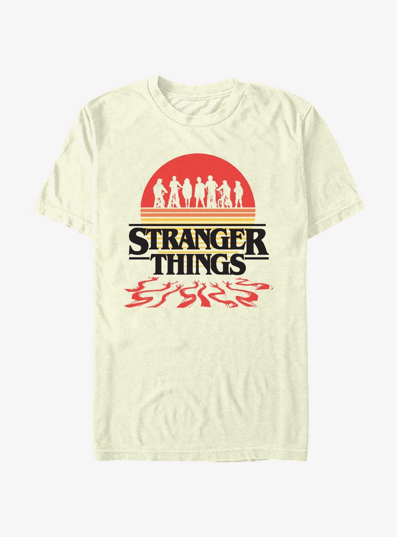 Stranger Things Sunset Vecna Vines Logo T-Shirt, , hi-res