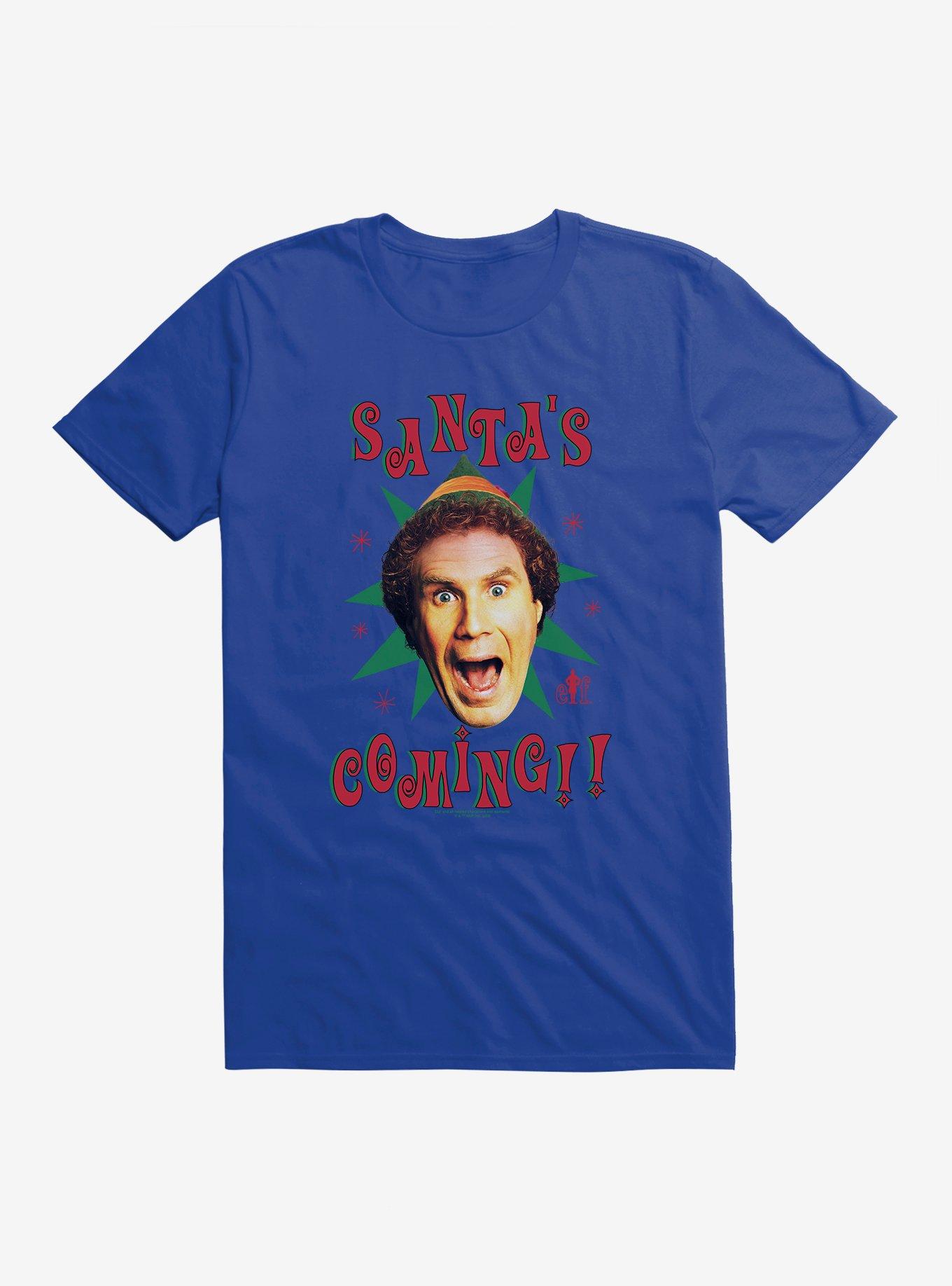 Elf Santa's Coming!! T-Shirt, , hi-res