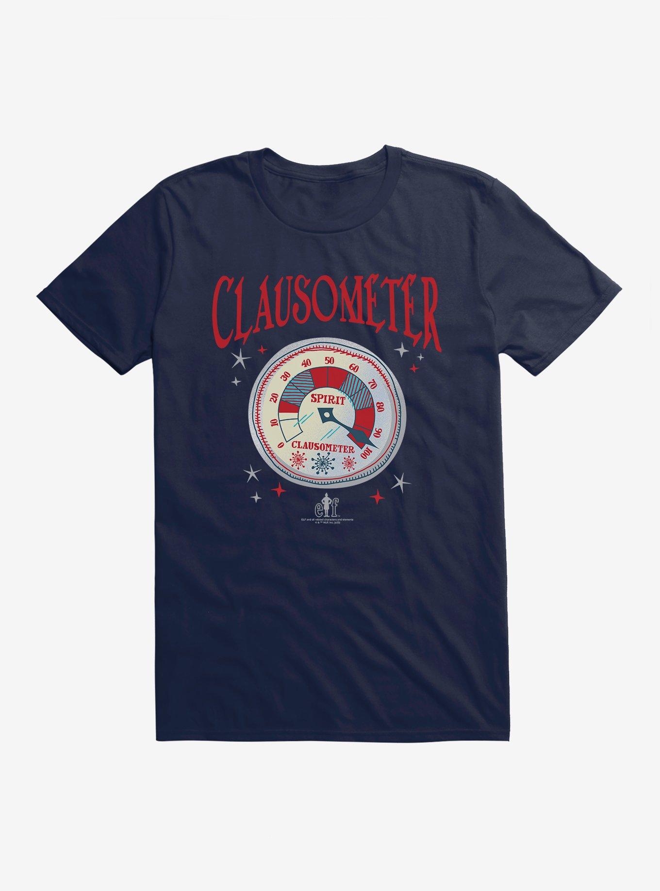 Elf Clausometer T-Shirt, MIDNIGHT NAVY, hi-res