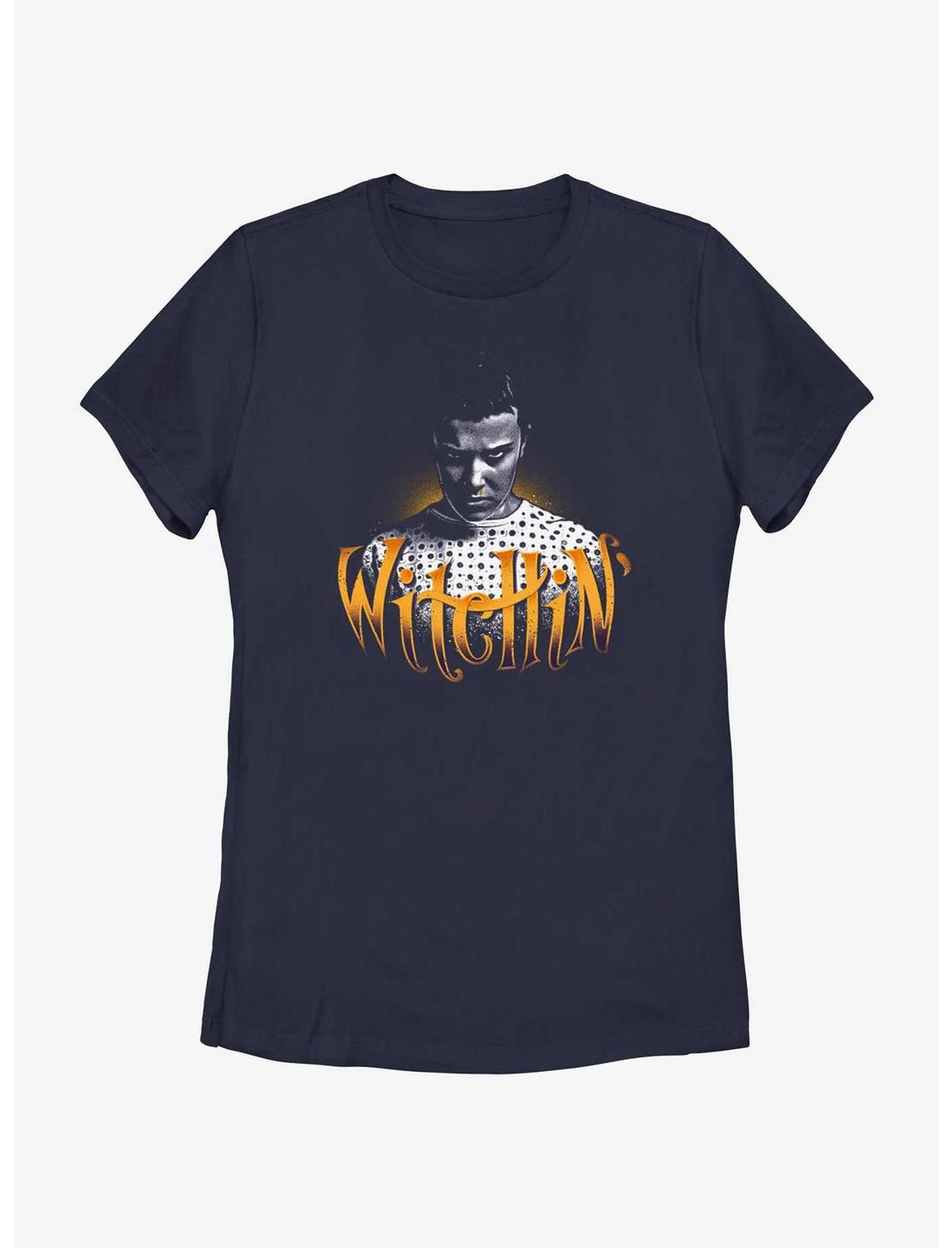 Stranger Things Witchin' Eleven Womens T-Shirt, NAVY, hi-res