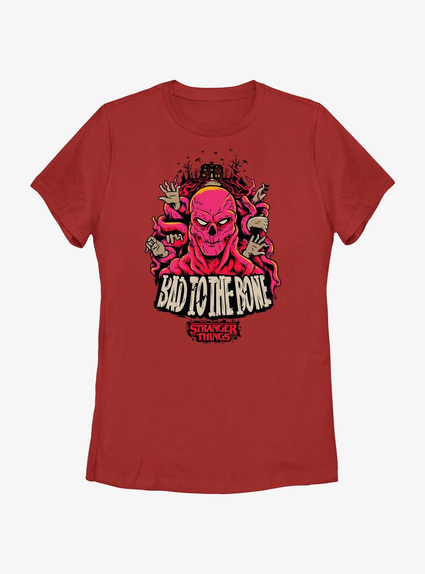 Stranger Things Vecna Bad To Bone Womens T-Shirt, , hi-res