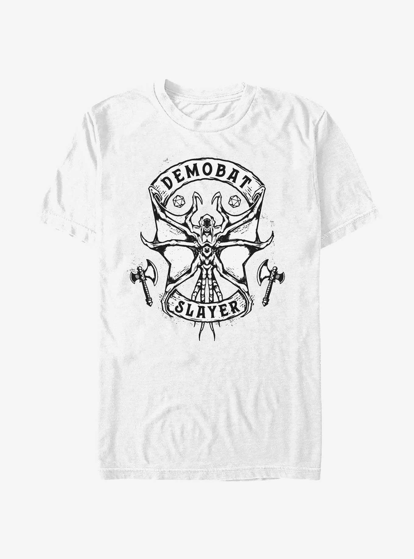 Stranger Things Demobat Slayer T-Shirt, WHITE, hi-res