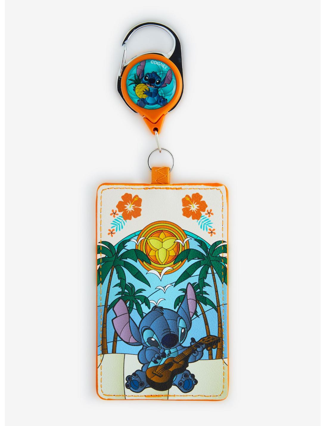 Disney Lilo & Stitch Ukulele Stained Glass Lanyard — BoxLunch Exclusive, , hi-res
