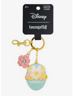 Loungefly Disney Minnie Mouse Flower Market Keychain — BoxLunch Exclusive, , hi-res