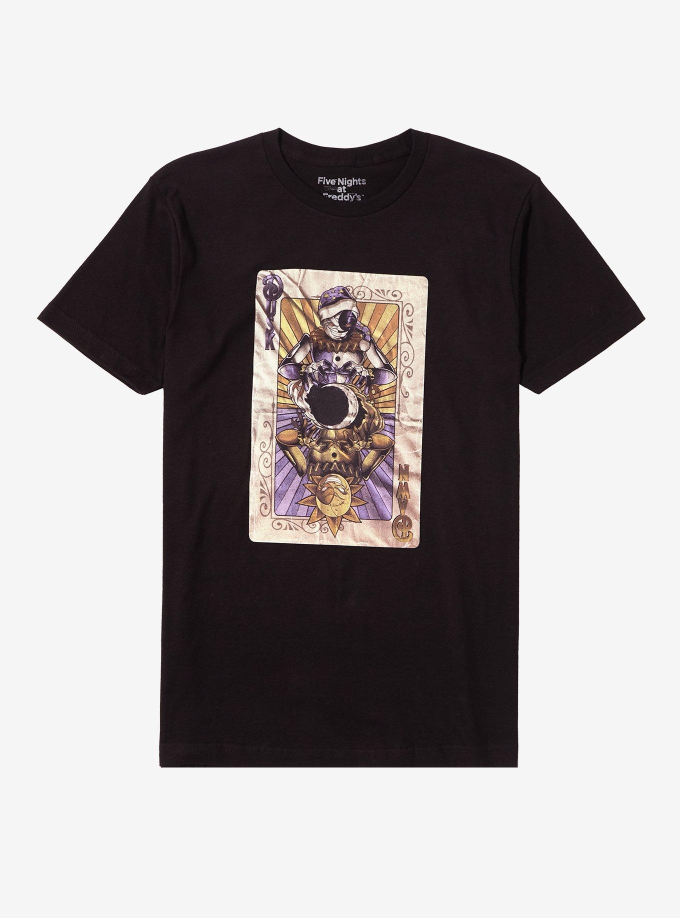 Five Nights At Freddy's: Security Breach Tarot Card T-Shirt, BLACK, hi-res