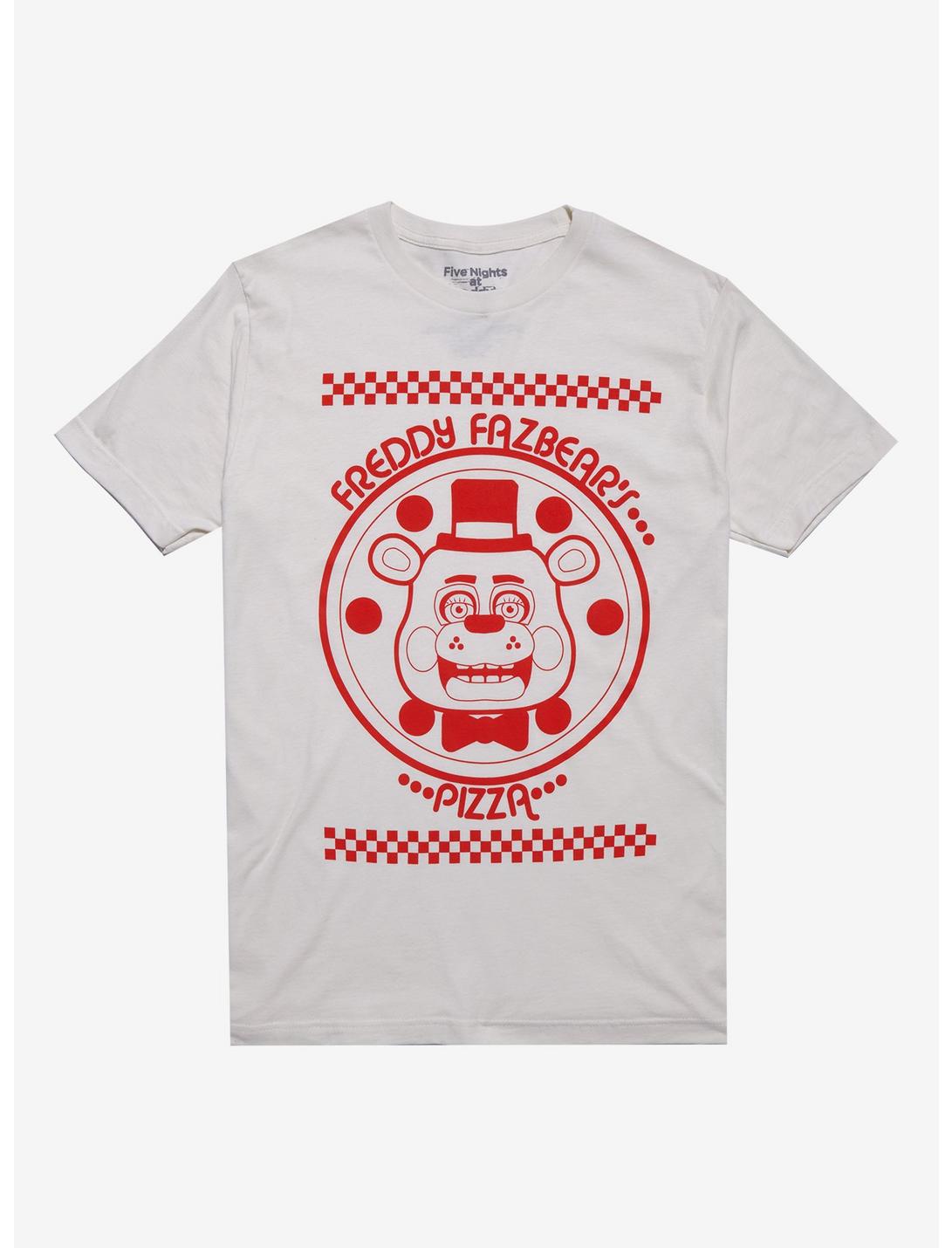 Five Nights At Freddy's Pizza Logo T-Shirt, SAND, hi-res
