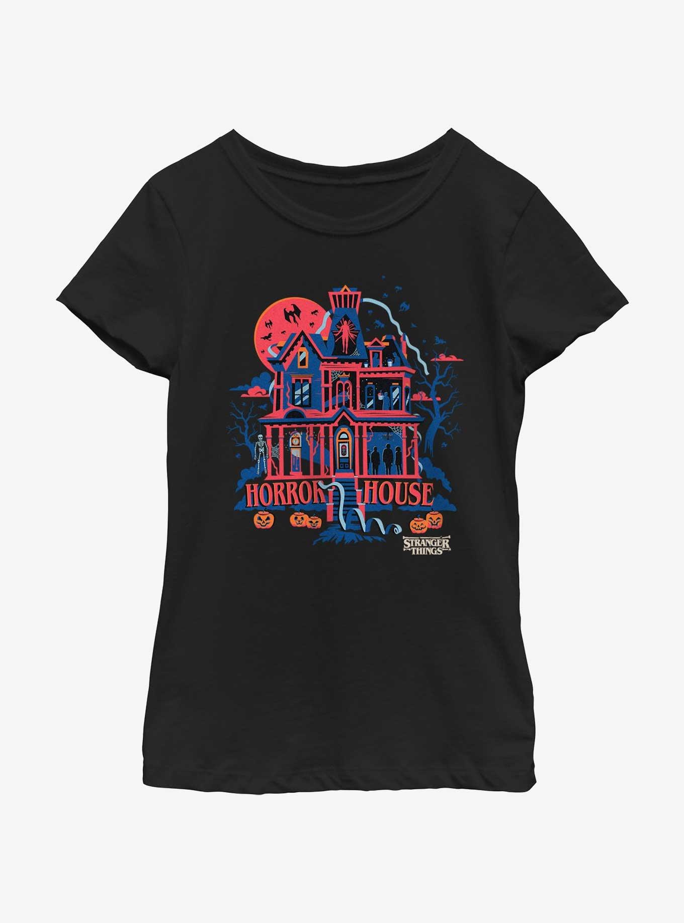 Stranger Things Haunted Vecna House Youth Girls T-Shirt, , hi-res