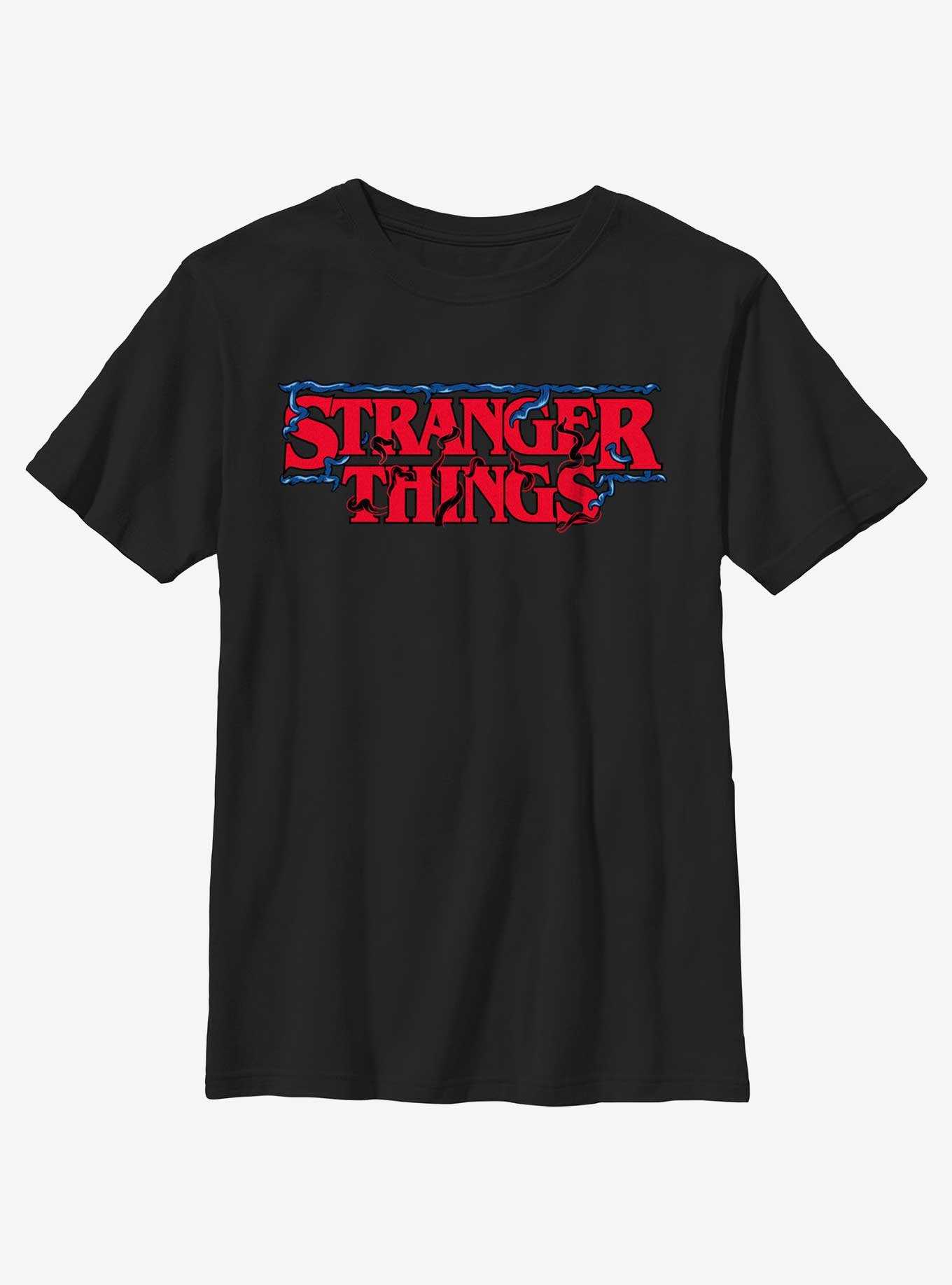 Stranger Things Intertwined Vines Logo Youth T-Shirt, , hi-res
