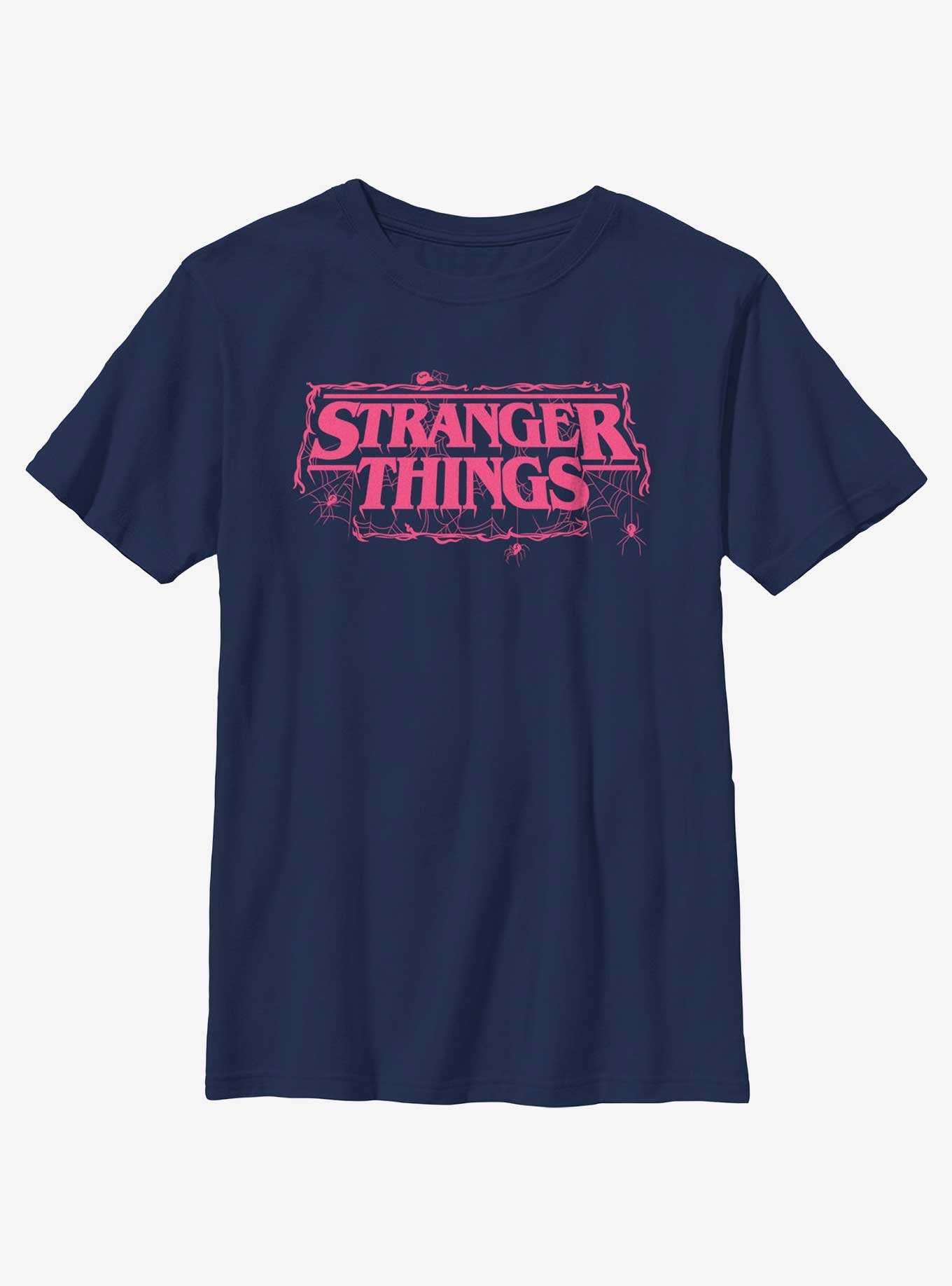 Stranger Things Webbed Logo Youth T-Shirt, , hi-res
