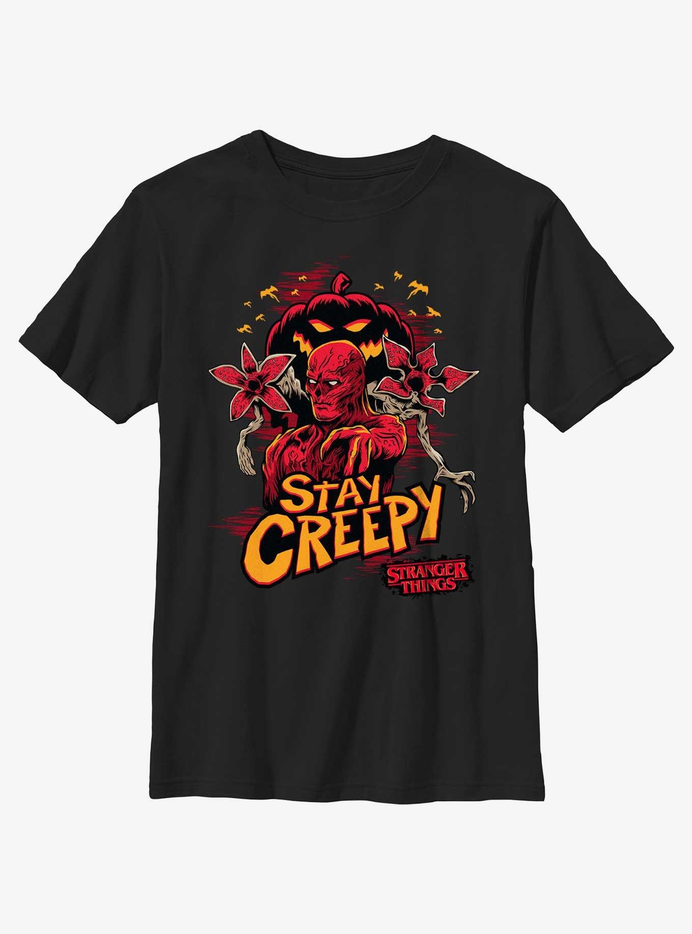 Stranger Things Vecna Stay Creepy Youth T-Shirt, , hi-res