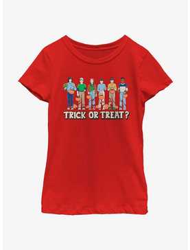 Stranger Things Trick Or Treat Crew Youth Girls T-Shirt, , hi-res