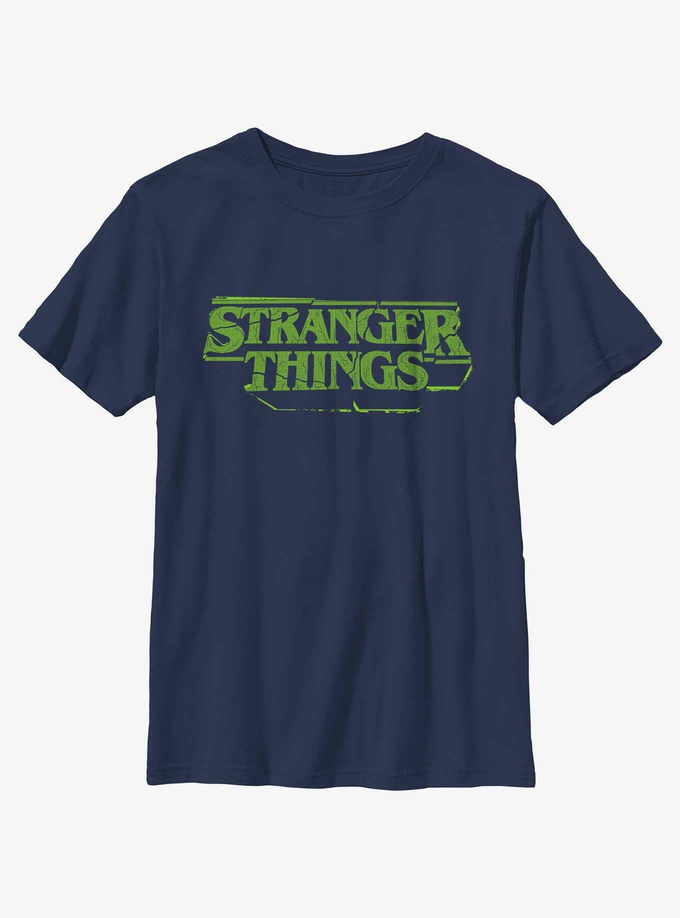 Stranger Things Destructive Logo Youth T-Shirt, , hi-res