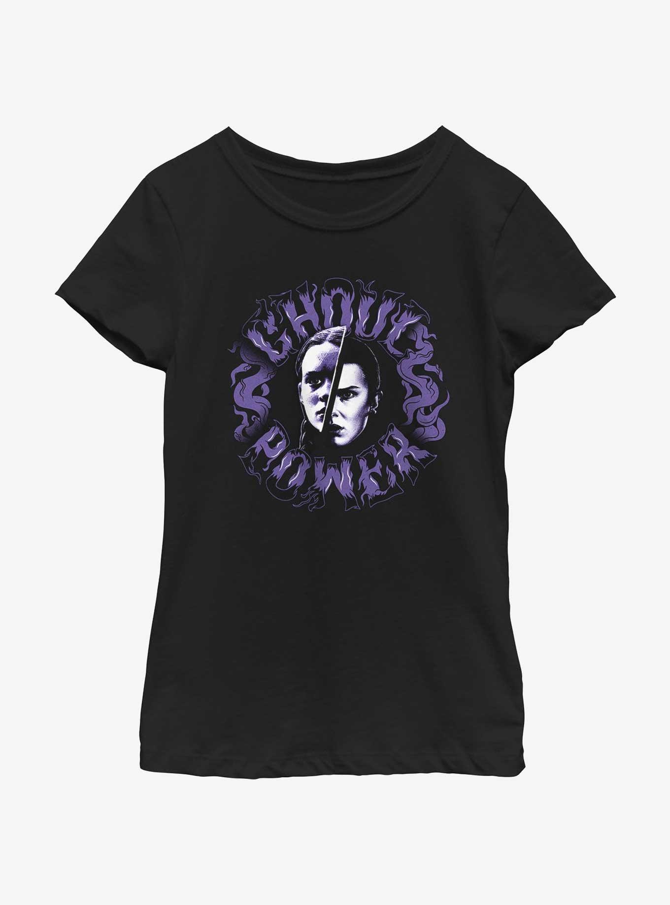 Stranger Things Max and Eleven Ghoul Power Youth Girls T-Shirt, , hi-res