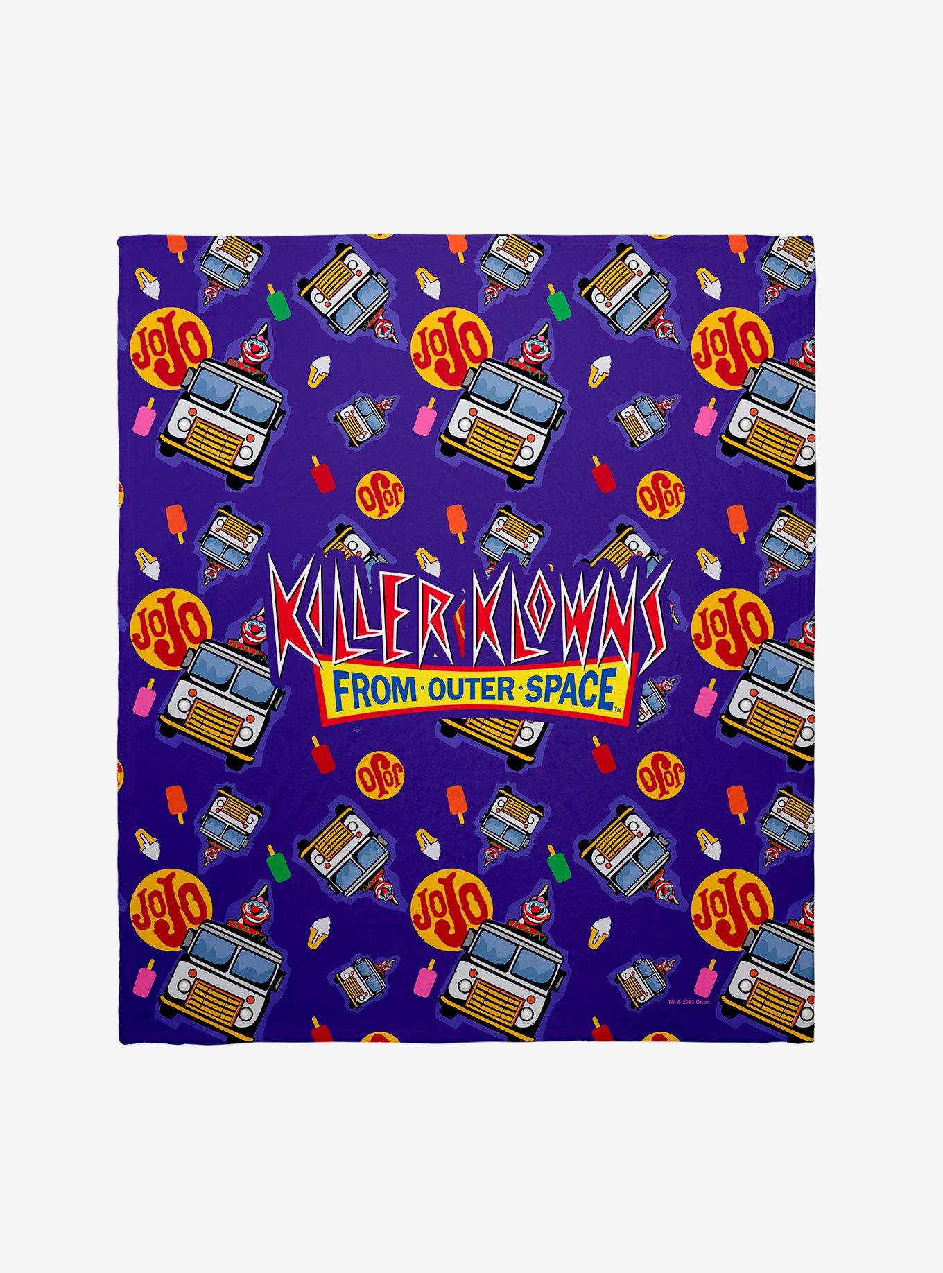 Killer Klowns From Outer Space Jojo's Truck Throw Blanket