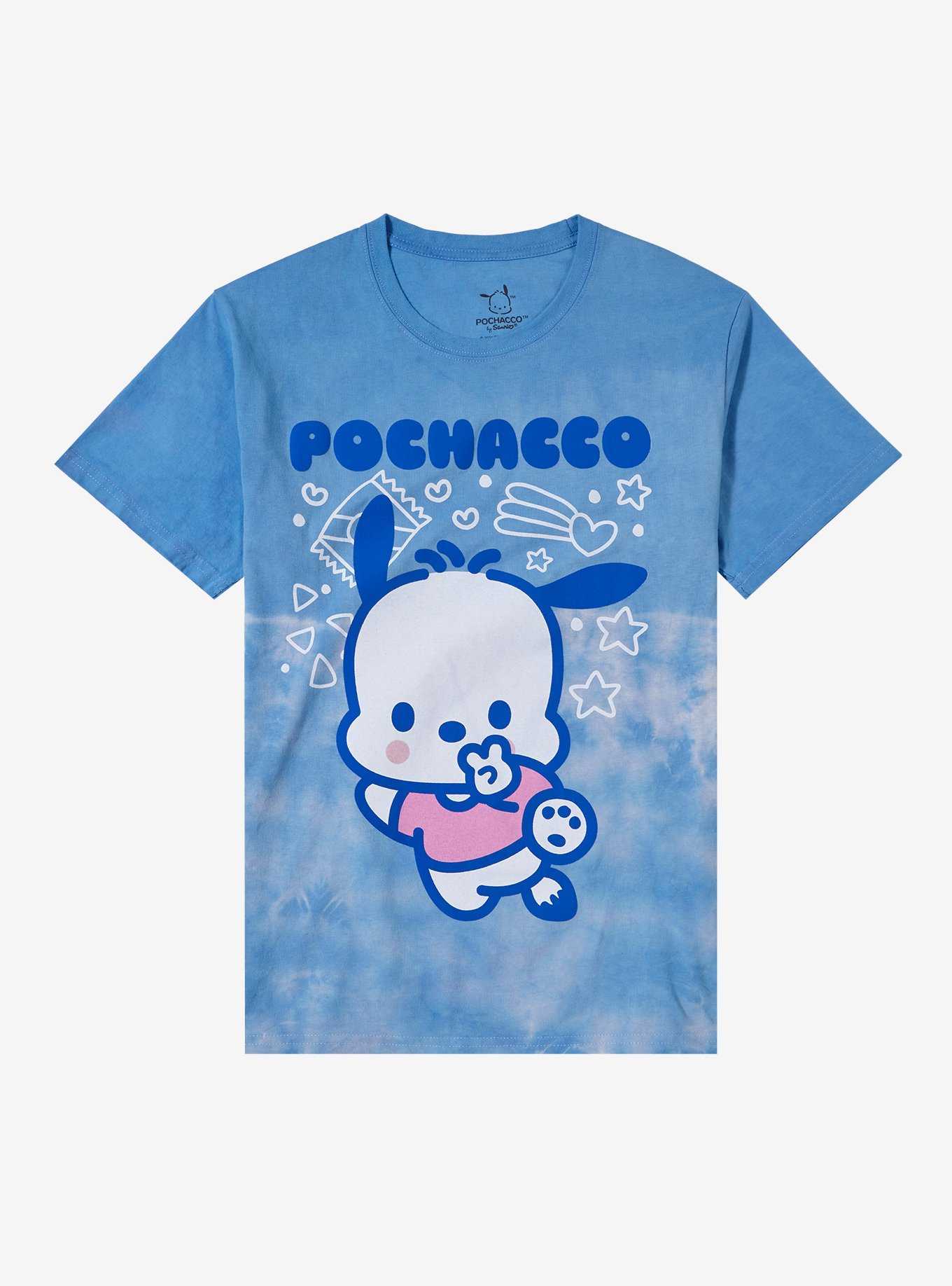 Pochacco Tie-Dye Boyfriend Fit Girls T-Shirt, , hi-res