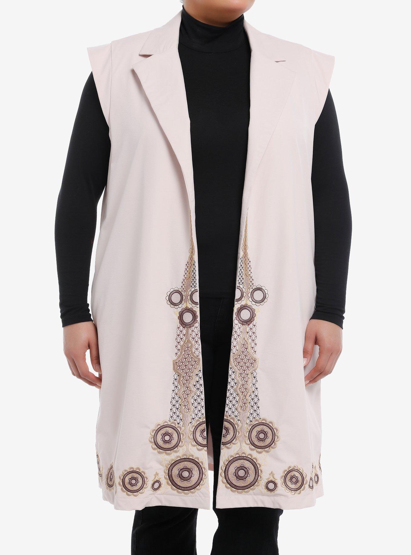 Her Universe Star Wars Princess Leia Cloud City Duster Plus Size Her Universe Exclusive, BEIGE, hi-res