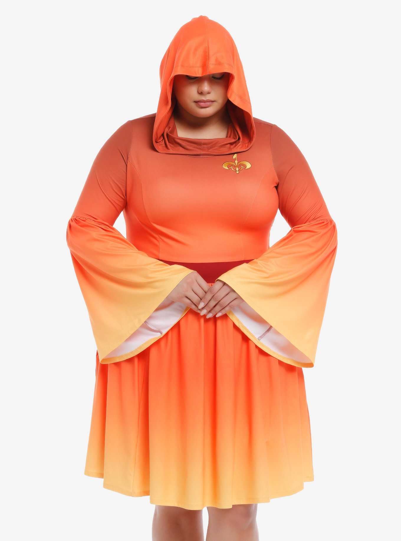 Her Universe Star Wars Padme Handmaiden Hooded Dress Plus Size Her Universe Exclusive, , hi-res