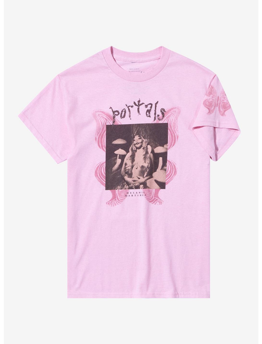 Melanie Martinez Portals Creature Portrait Pastel Pink T-Shirt, PINK, hi-res
