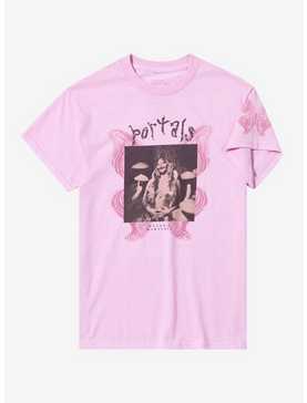 Melanie Martinez Portals Creature Portrait Pastel Pink T-Shirt, , hi-res