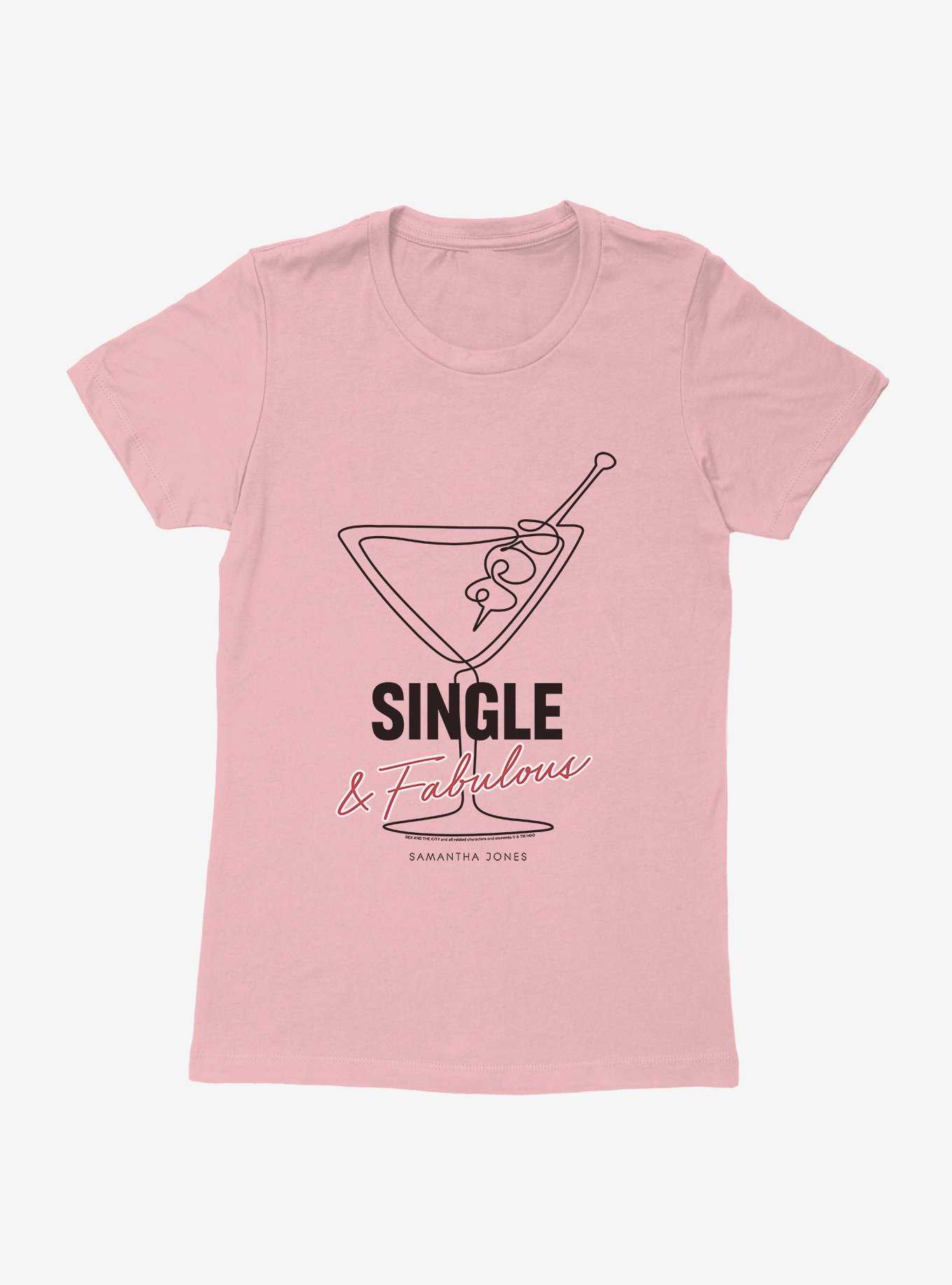 Sex And The City Single And Fabulous Womens T-Shirt, , hi-res