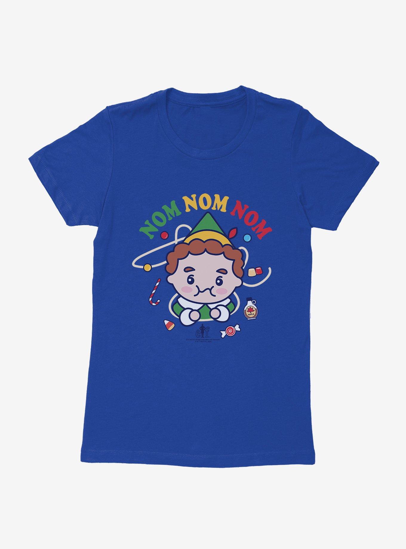 Elf Nom Nom Nom Womens T-Shirt, , hi-res