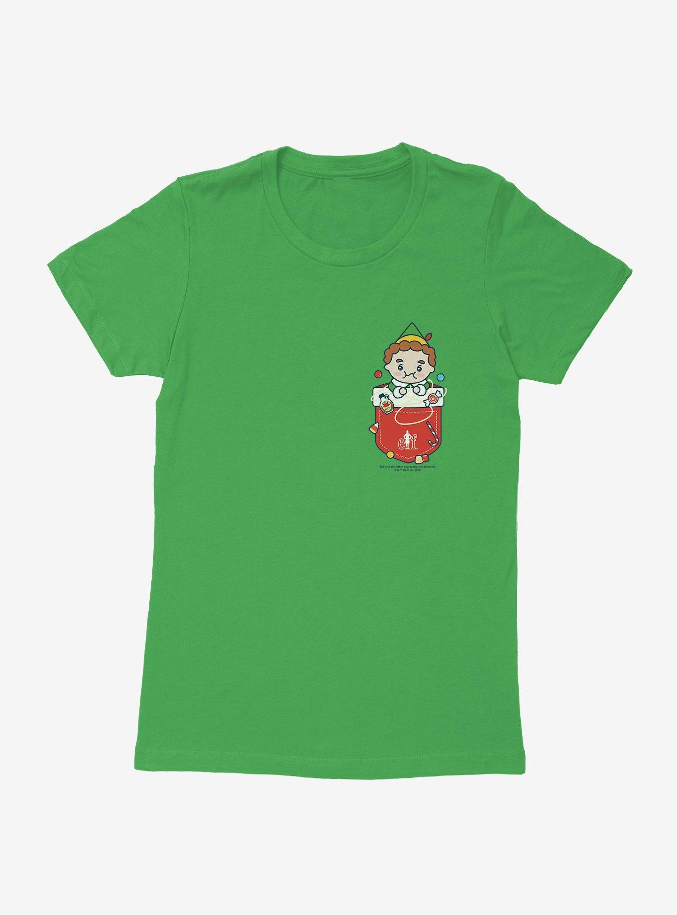 Elf Faux Pocket Buddy Womens T-Shirt, , hi-res