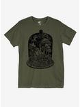 Dark Cottage Terrarium Boyfriend Fit Girls T-Shirt By Cat Mallard, MULTI, hi-res
