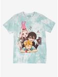 Toilet-Bound Hanako-Kun Characters Stack Tie-Dye Boyfriend Fit Girls T-Shirt, MULTI, hi-res
