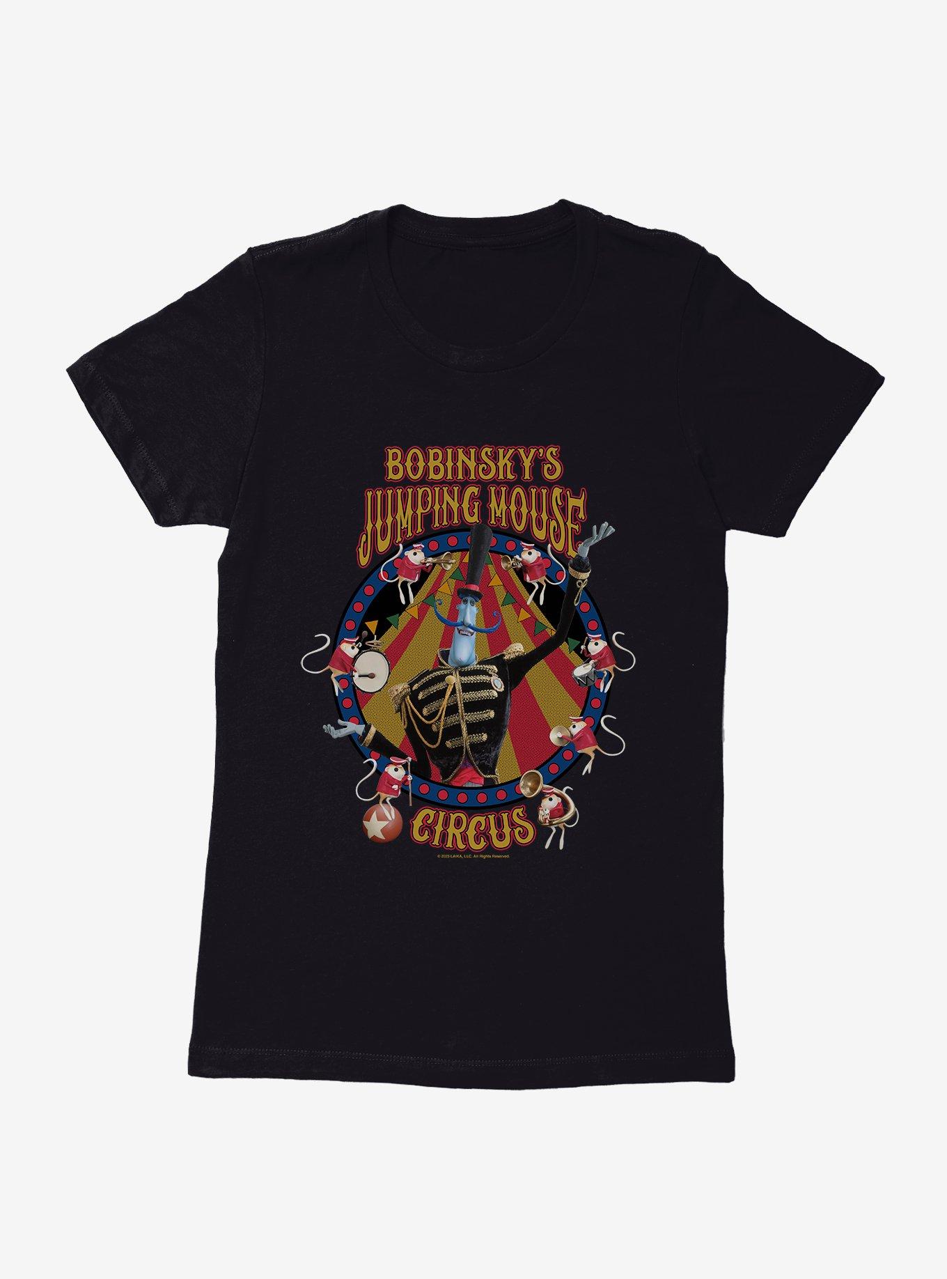 Coraline Bobinsky's Jumping Mouse Circus Womens T-Shirt, , hi-res