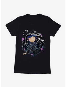 Coraline The Cat Swirl And Stars Womens T-Shirt, , hi-res