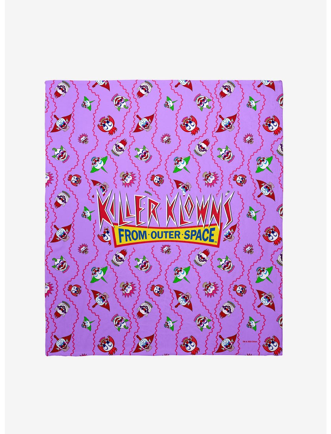 Killer Klowns From Outer Space Klowns Throw Blanket, , hi-res