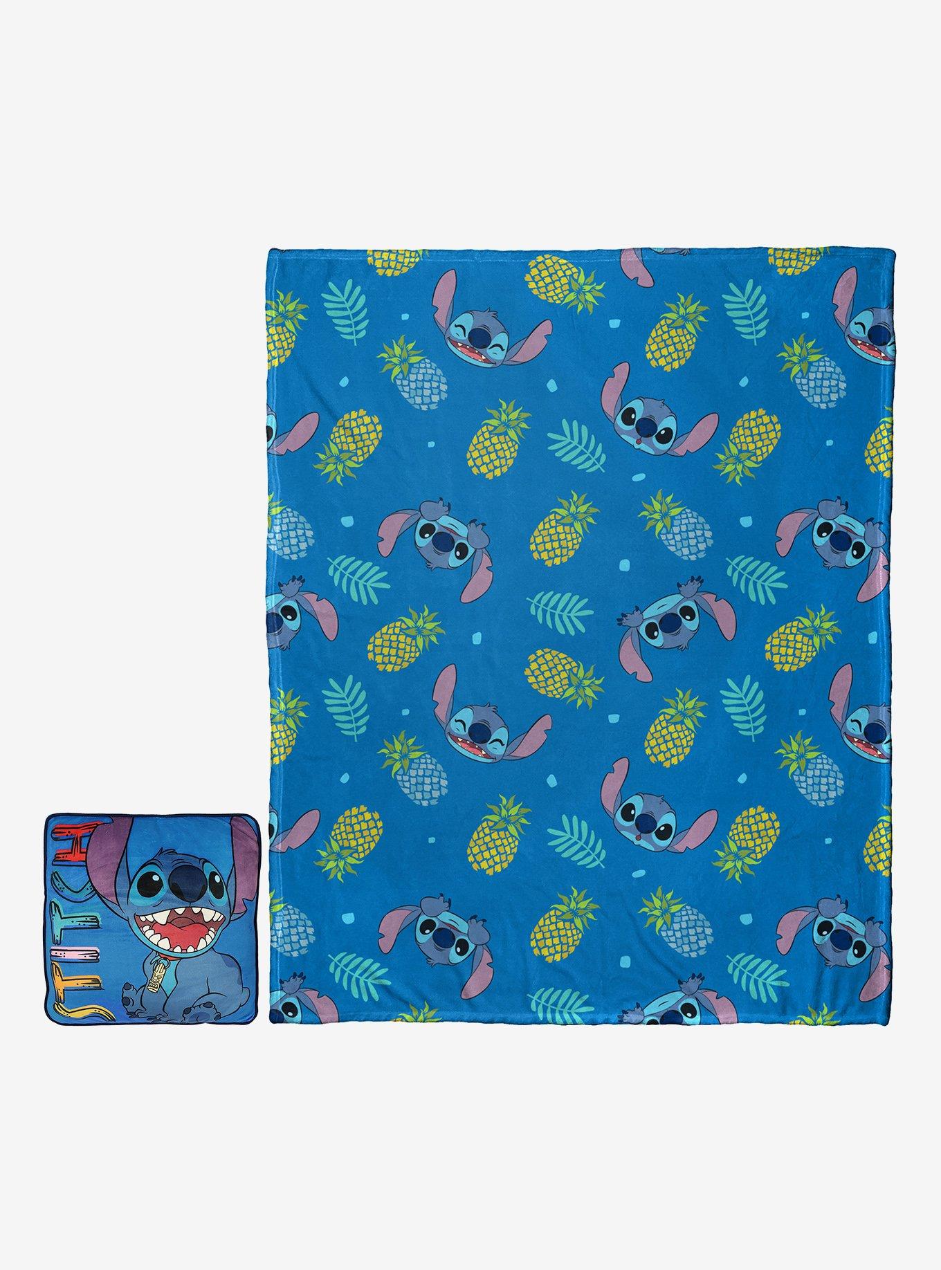 Disney Lilo And Stitch Cool Stitch Silk Touch Throw With Cloud Pillow, , hi-res