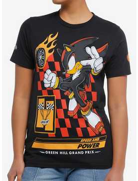 Sonic The Hedgehog Shadow Racing Boyfriend Fit Girls T-Shirt, , hi-res