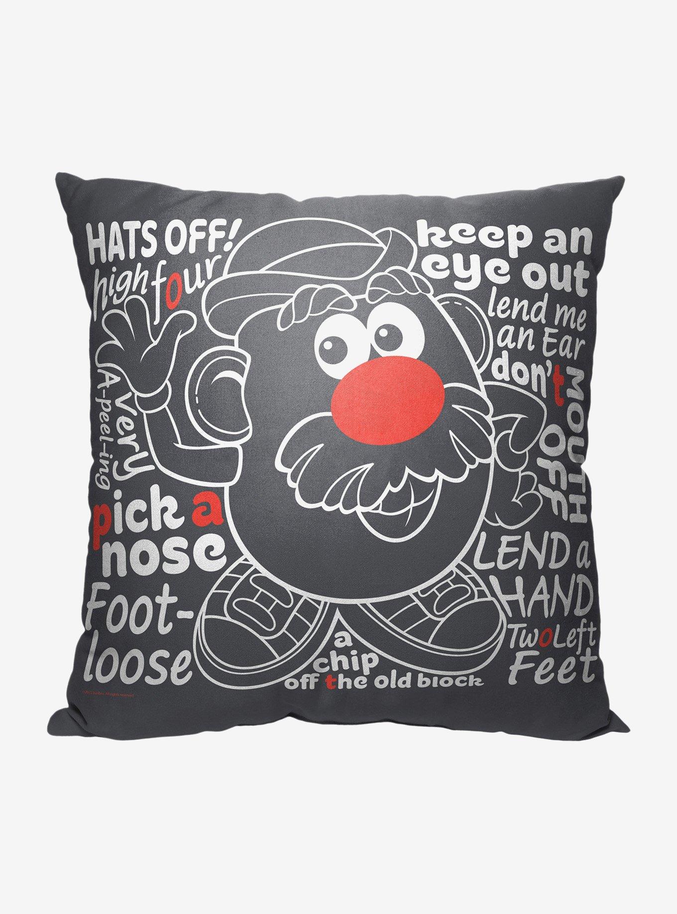 Disney Pixar Toy Story Mr Potato Head Phrases Printed Throw Pillow, , hi-res