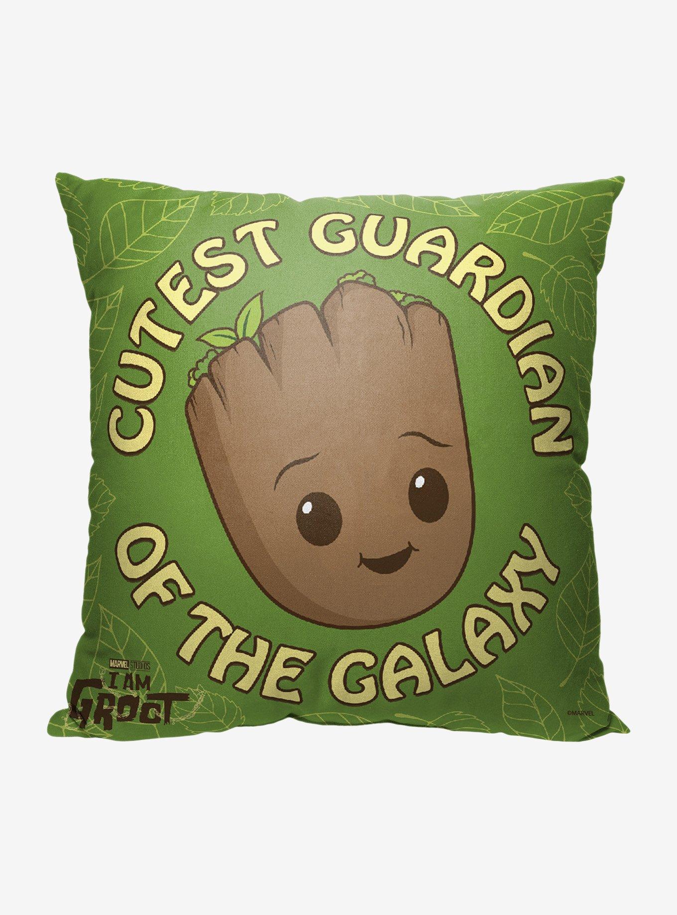 Marvel I Am Groot Cutest In The Galaxy Printed Throw Pillow, , hi-res