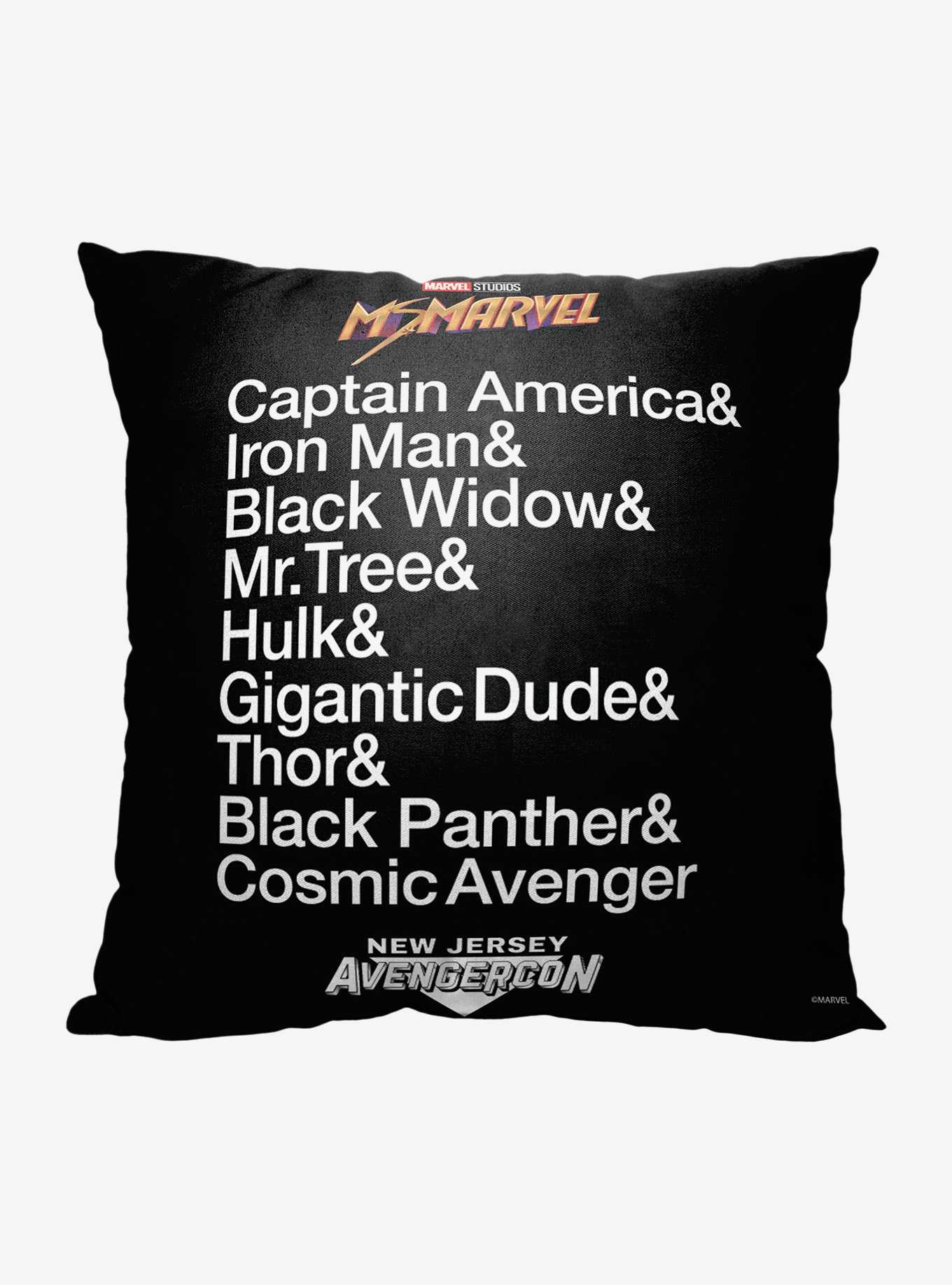 Marvel Ms Marvel Avengercon Printed Throw Pillow, , hi-res