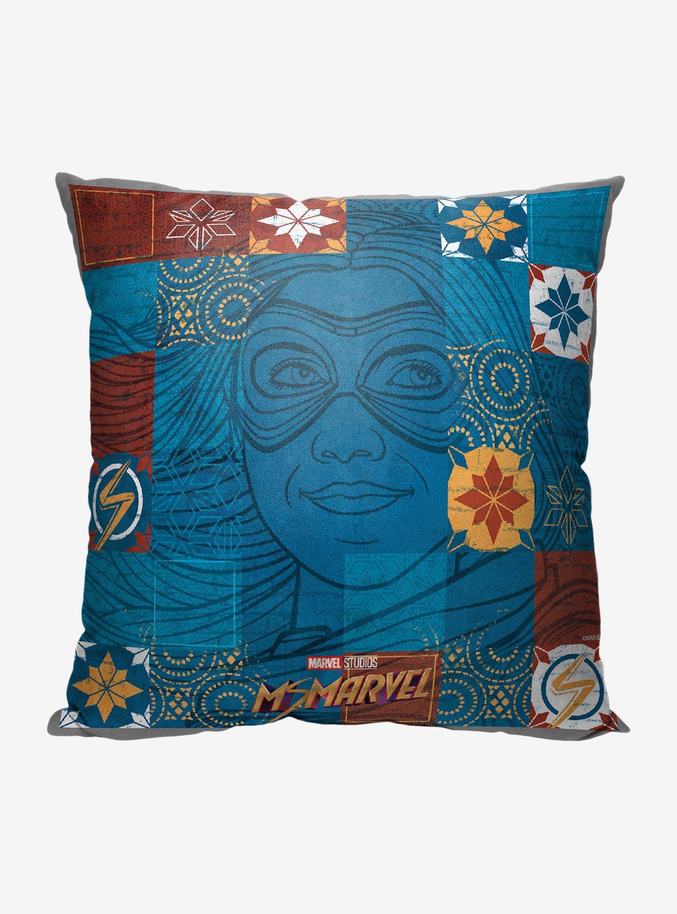 Marvel Ms Marvel Quilt Kamala Printed Throw Pillow, , hi-res