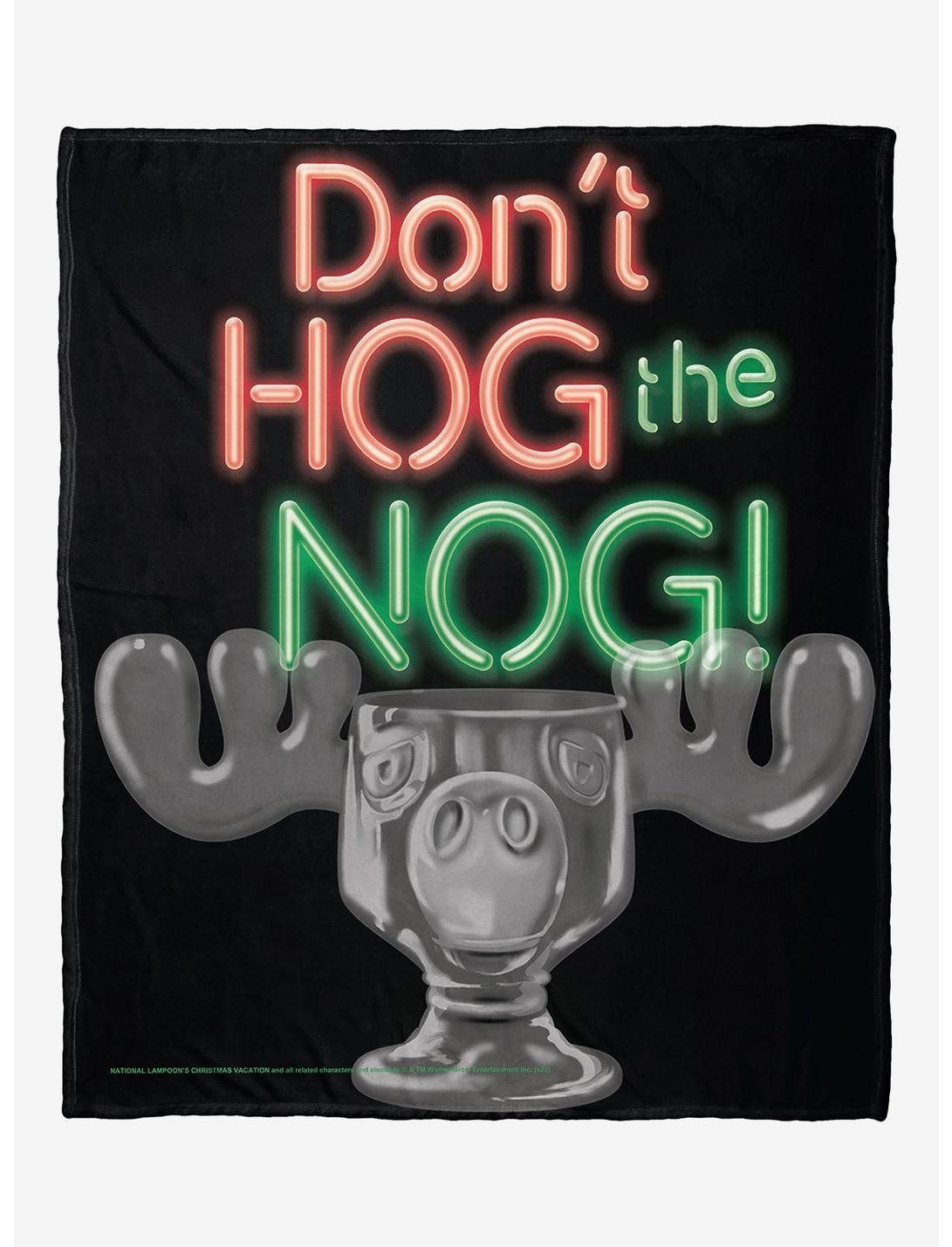 National Lampoon's Christmas Vacation Don't Hog The Nog Silk Touch Throw Blanket, , hi-res
