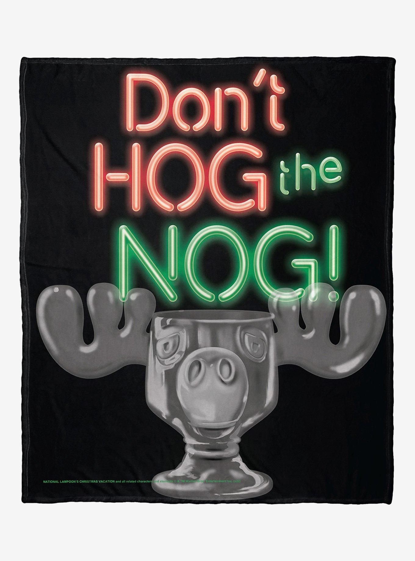 National Lampoon's Christmas Vacation Don't Hog The Nog Silk Touch Throw Blanket, , hi-res