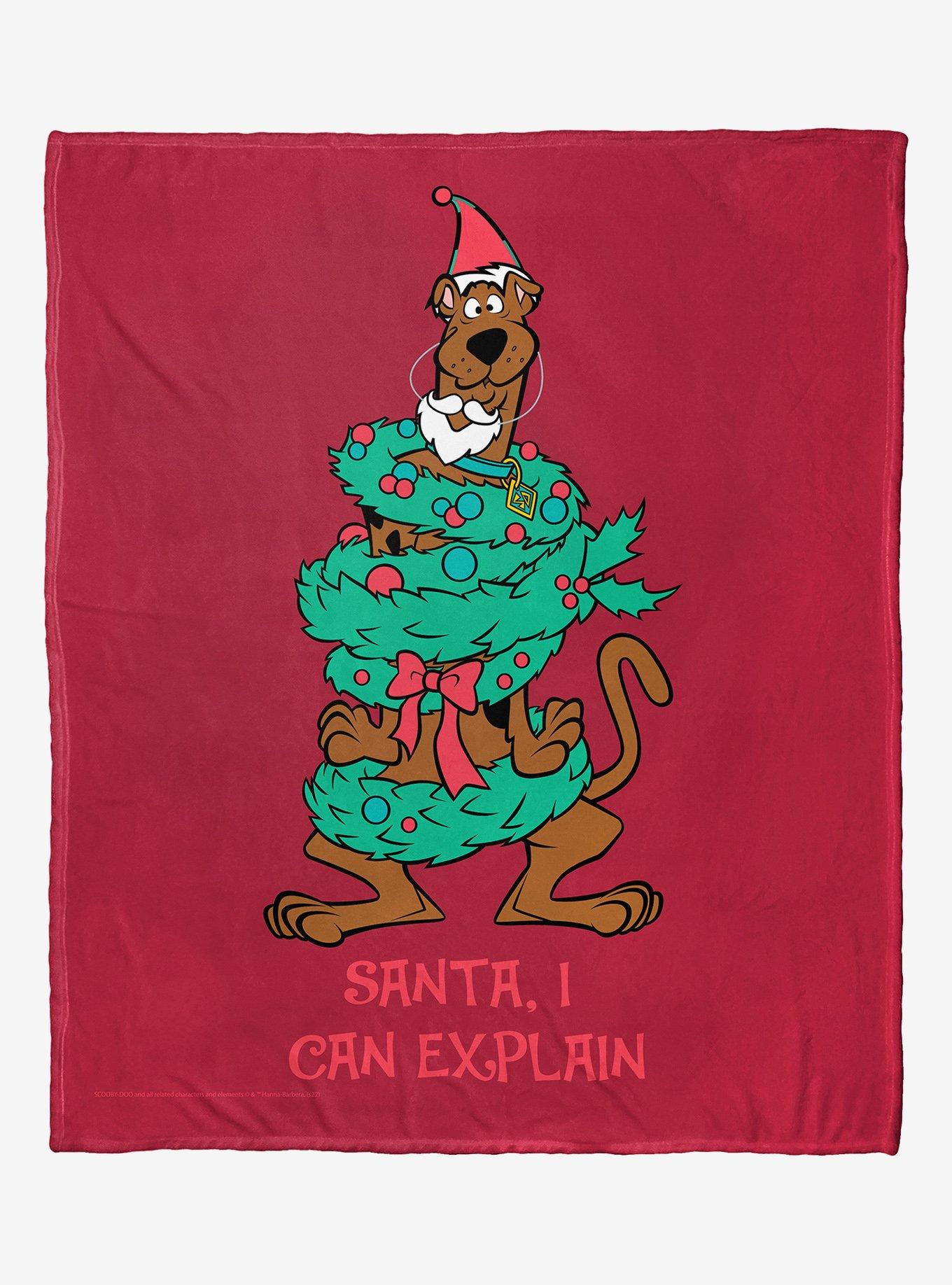 Scooby-Doo! Santa I Can Explain Silk Touch Throw Blanket, , hi-res