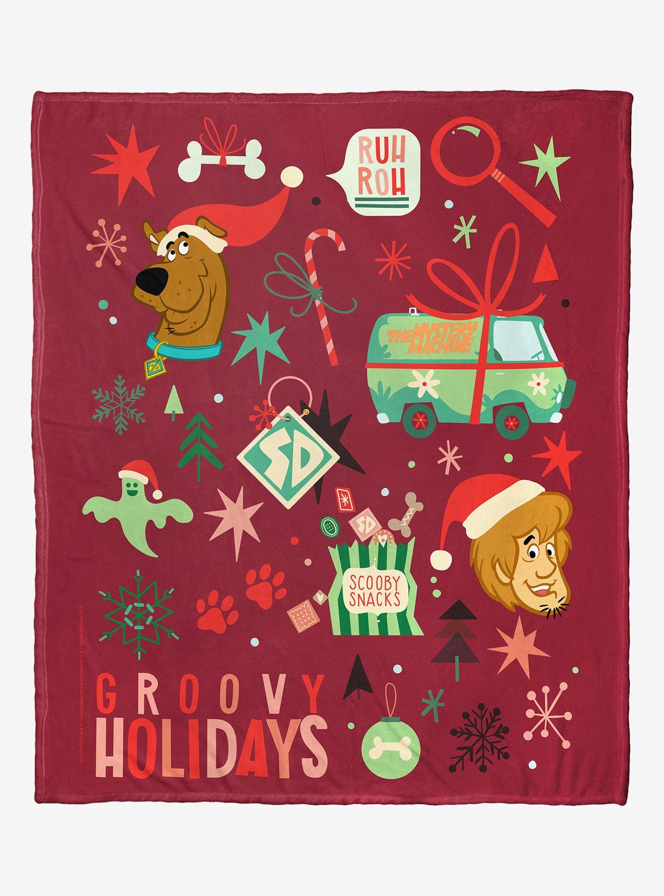 Scooby-Doo! Groovy Holidays Silk Touch Throw Blanket, , hi-res