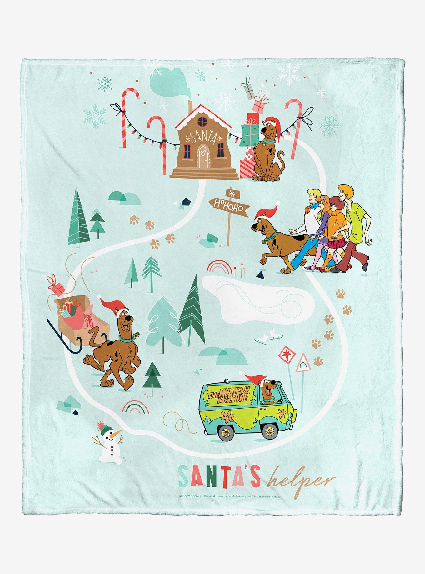 Scooby-Doo! Santas Helpers Silk Touch Throw Blanket, , hi-res