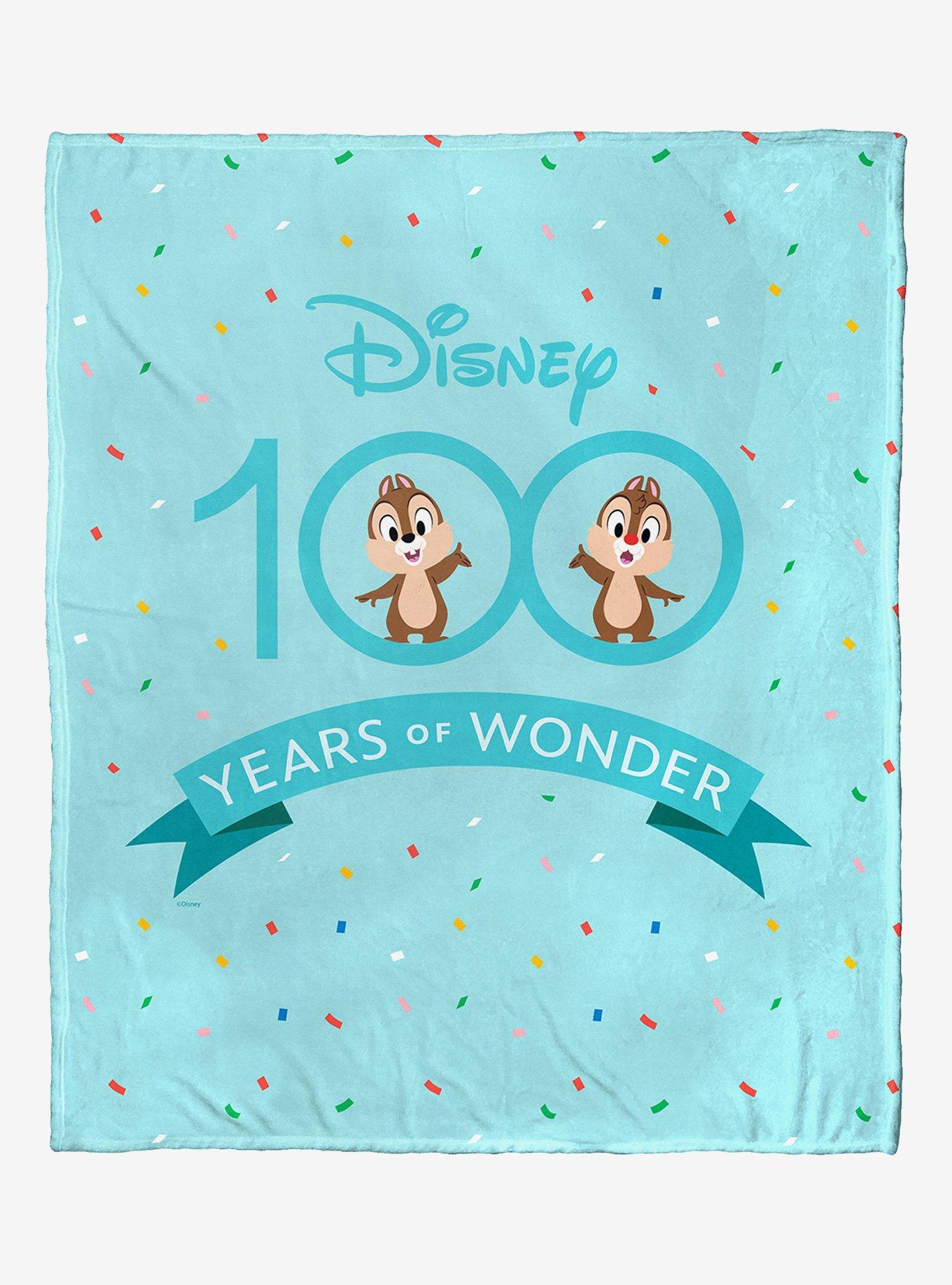 Disney100 Chip And Dale Chipmunk Years Silk Touch Throw Blanket, , hi-res