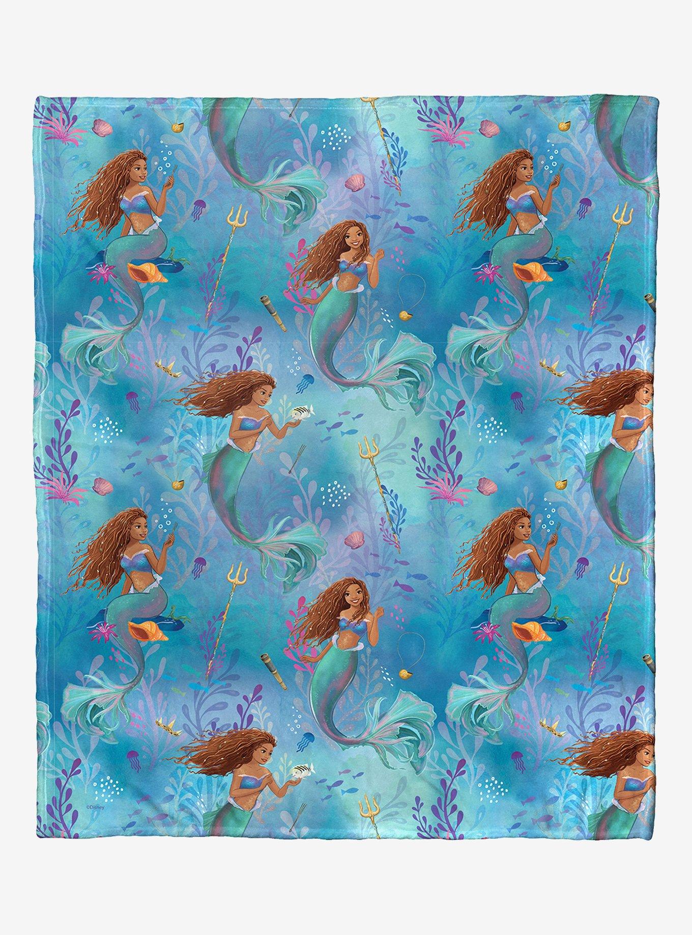 Disney The Little Mermaid Ocean Adventures Silk Touch Throw, , hi-res