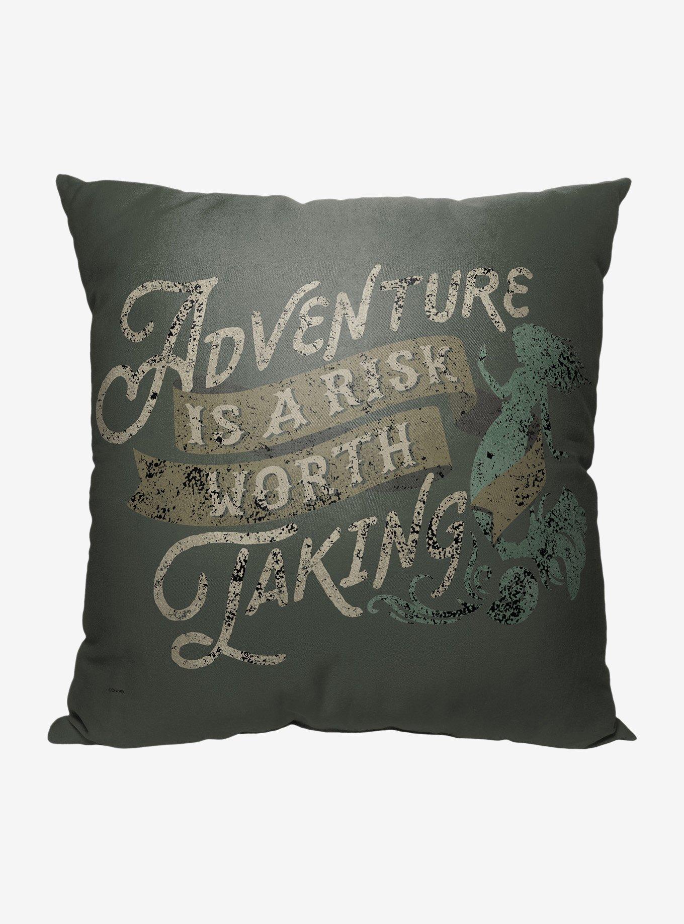 Disney The Little Mermaid Risk Worth Taking Printed Throw Pillow, , hi-res