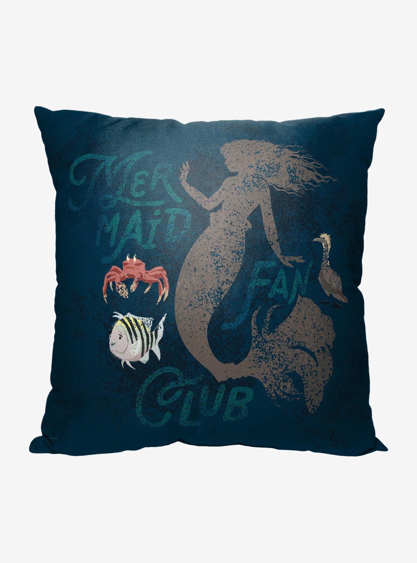 Disney The Little Mermaid Mermaid Fan Club Printed Throw Pillow, , hi-res