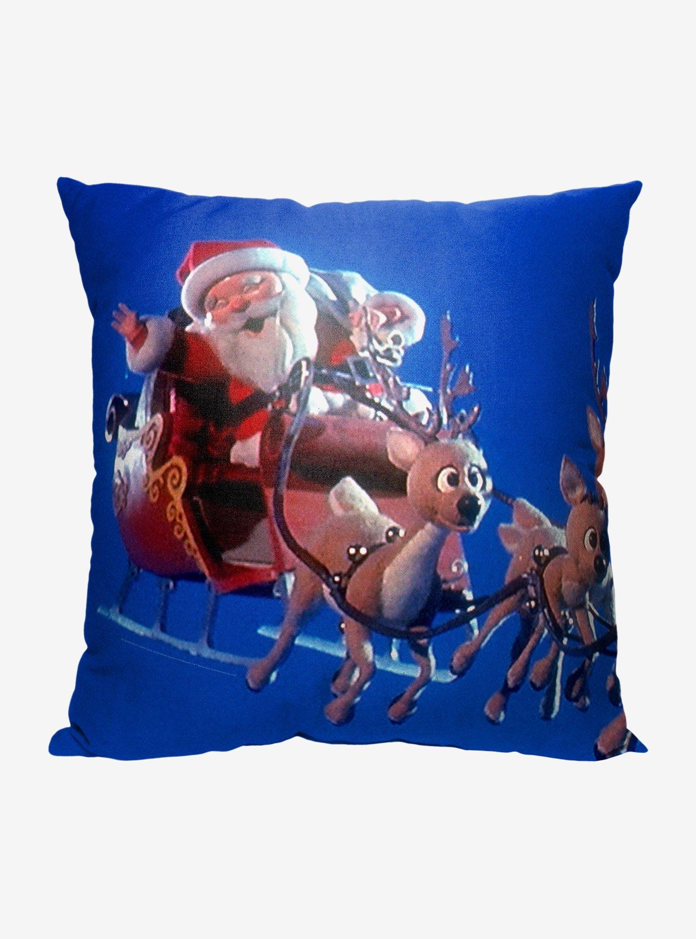 Year Without A Santa Claus Here Comes Santa Printed Throw Pillow, , hi-res