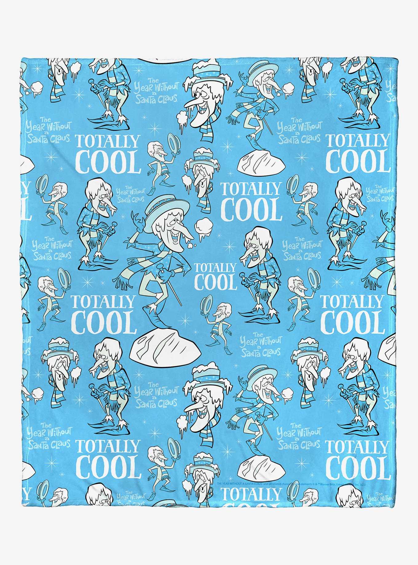 The Year Without A Santa Claus Totally Cool Silk Touch Throw, , hi-res