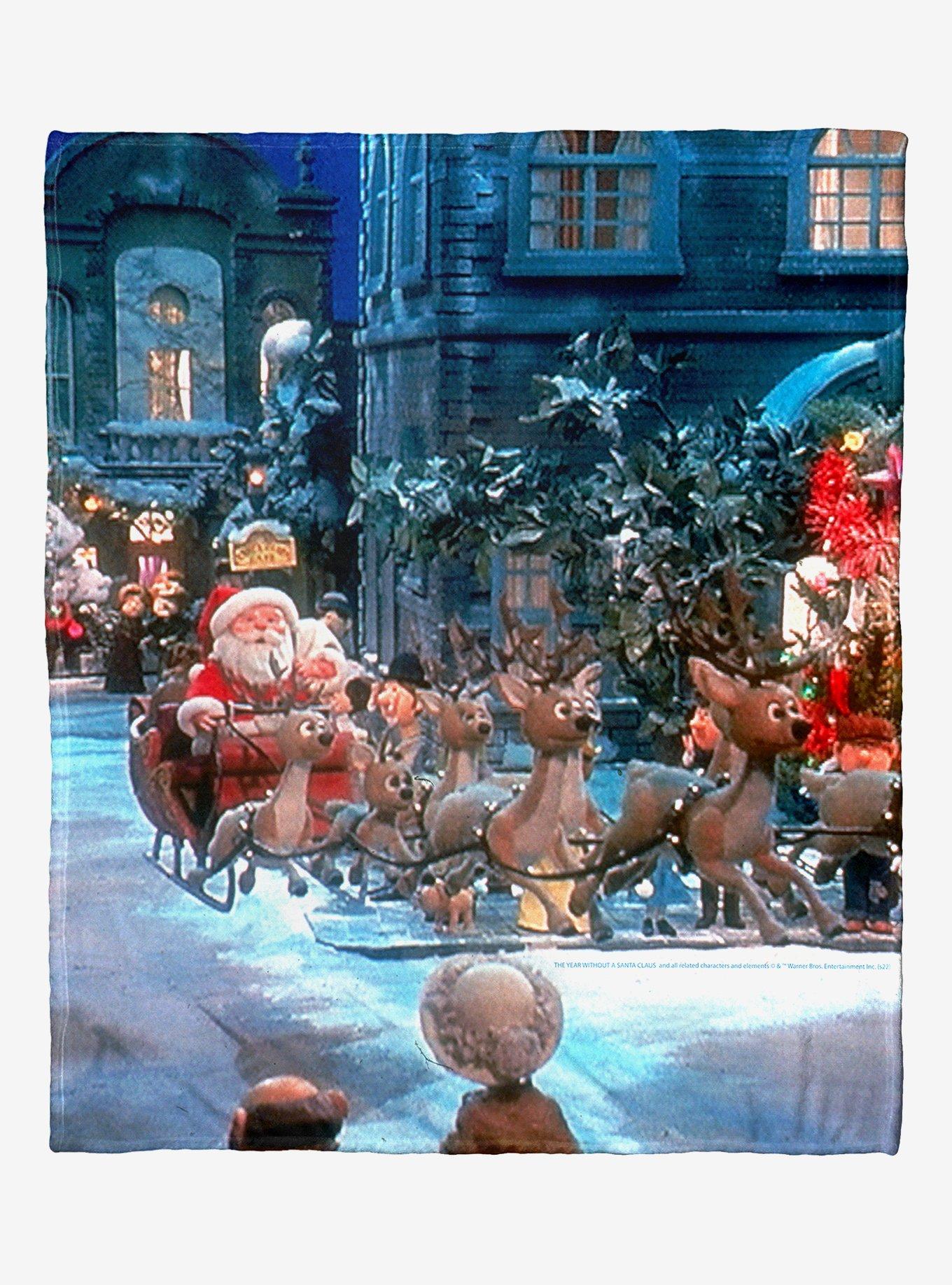 The Year Without A Santa Claus Down Santa Claus Lane Silk Touch Throw, , hi-res