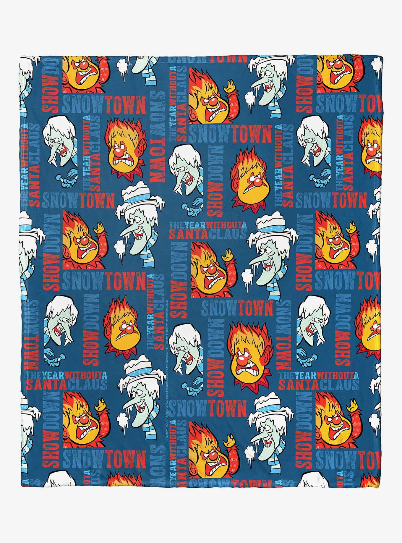 The Year Without A Santa Claus Snowtown Showdown Silk Touch Throw, , hi-res